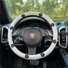 Decoration Knitted Styling Interior Accessories Product Universal Car Cute Daisy Flower Steering Wheel Cover Car Interior