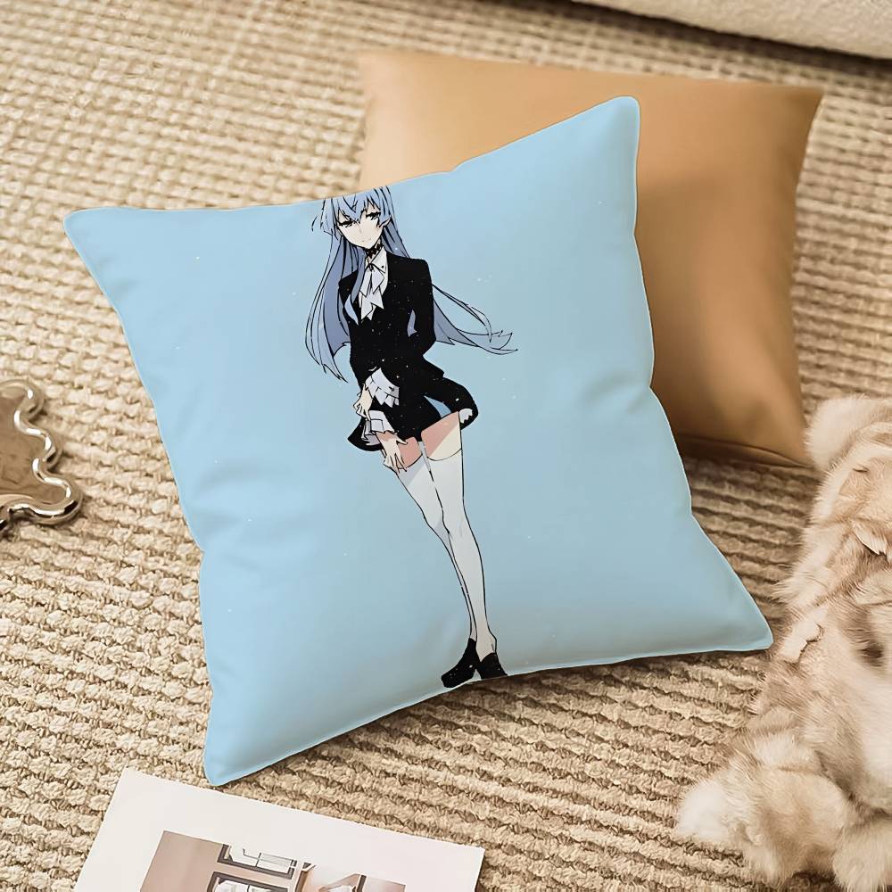

Anime K-Kiznaiver Pillow Case Anti-dustmite Invisible zipper Sofa Bed 12x12Inch