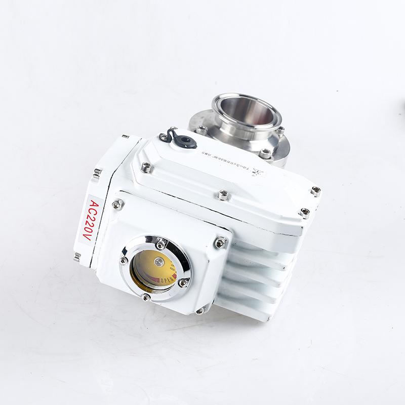 19-108mm Pipe 1.5" 2" -4" Tri Clamp 304 316L Stainless Steel Sanitary Butterfly Valve With Electric actuator For Home Brew