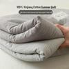 A-Class 100% Pure Cotton Summer Cooling Quilt - Thin, Machine Washable, Xinjiang Cotton Air Conditioning Blanket