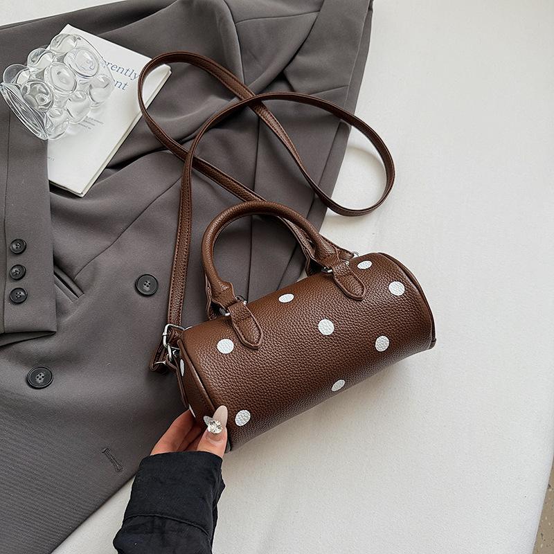Handbag Small Shoulder Bag Women's High-end Polka Dot Niche Pillow Bag Crossbody Bag