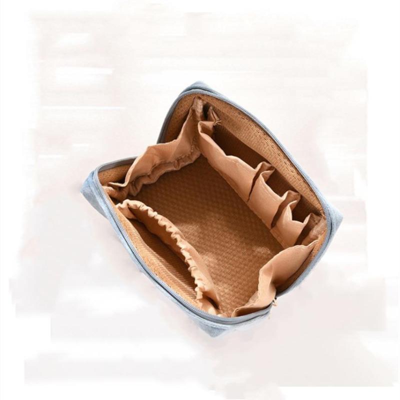 Kadın Kozmetik Çantası Fermuar Kadife Güzellik Makyaj Çantaları Seyahat Kadın Kız Fırça Ruj Depolama Tuvalet Seti Kılıfı makyaj çantaları