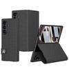 Plain Leather Card Package Case for Samsung Galaxy Z Fold 8 Ultra Front Screen Glass Fold Stand Cover for Galaxy Z Fold7 Case