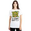 Teenage Mutant Ninja Turtles Womens/Ladies If Cranky Feed Pizza T-Shirt
