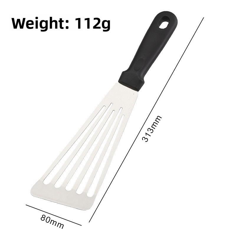 Stainless Steel Steak And Pancake Spatula With Long Handle For Home Kitchen Cooking