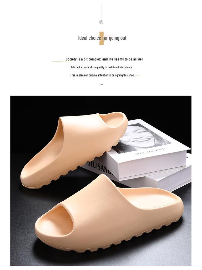 Men's 2025 Summer Bestseller: Thick-Soled One-Strap Cool Slippers