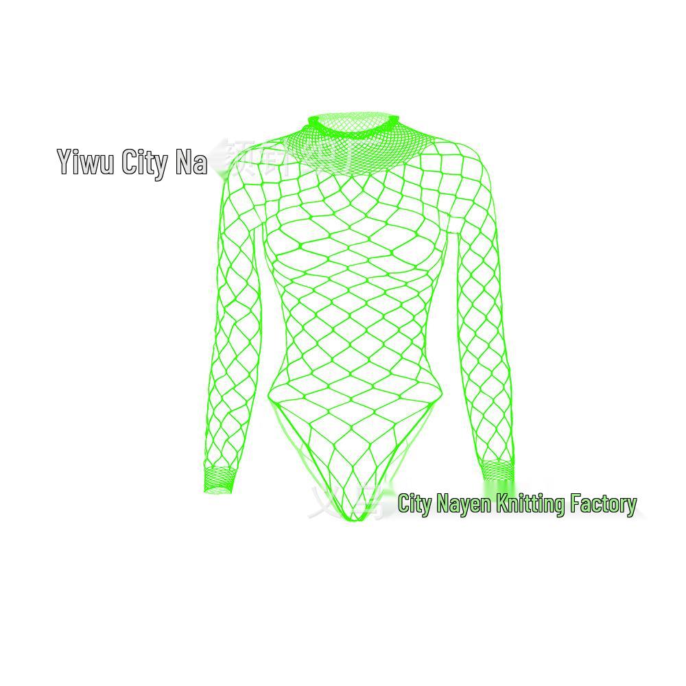 European & American Fishnet Hole Bodysuit w528 - Sexy Lingerie