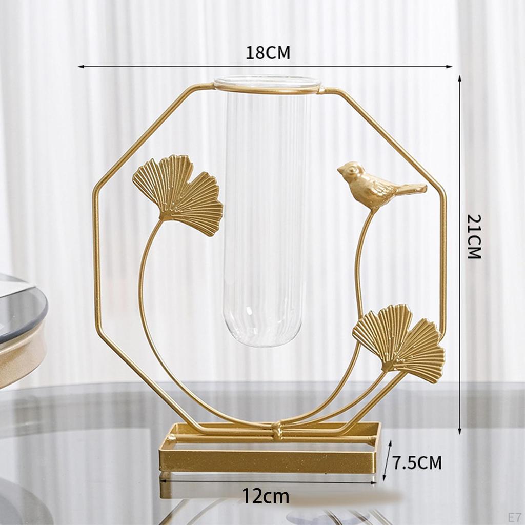 Blumenvase Trockenreagenzgläser Arrangement Pflanzen Pflanzgefäß Topf Innenraumdekor