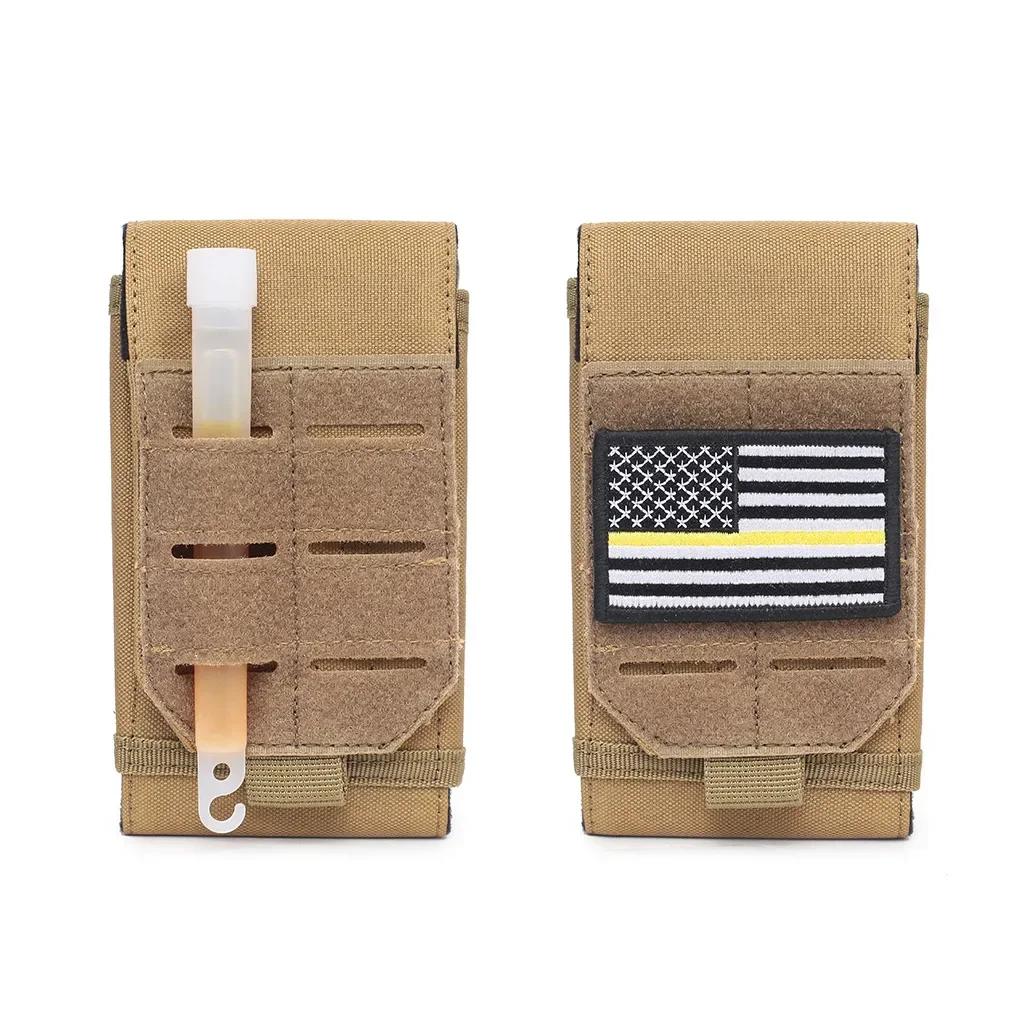Outdoor Sports Molle Phone Pouch Waist Pack Camping Hiking Hunting Accessories EDC Tool Bag Mobile Phone Holder Mag Holster Bags