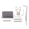 Electric Guitar Bridge Tremolo System Set with Whammy Bar for 6 String  Guitar Tailpiece Replacement Chrome