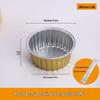 Golden Aluminum Pudding & Sushi Cups