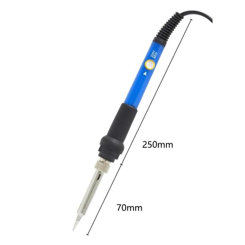 60W Adjustable Temperature Soldering Iron Fast Heat Us Eu Plug 110V 220V For Pcb Repair Diy Welding