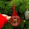 French Bulldog Ornaments for Christmas Tree Funny Acrylic French Bulldog Hanging Ornaments Gifts for Dog Lovers
