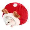Hamster Cave Bed Cute Animal Design Pets Mini House Cozy Winter Sleeping Nest Warm