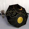 1pc Sun Moon Yin Yang Automatic Open/Close Umbrella, Portable Folding umbrella for Everyday Use yy250826043