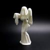 Halloween Ghost Bride Statue 3D Printed White Ghost Sculpture Tabletop Ornament for Yard Garden Lawn Indoor Outdoor Decor