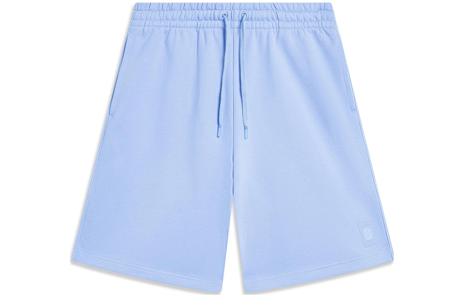 Li Ning Sports Trendy Collection Casual Shorts Unisex Glacier Gray Blue Moderate AKST631-2 XL