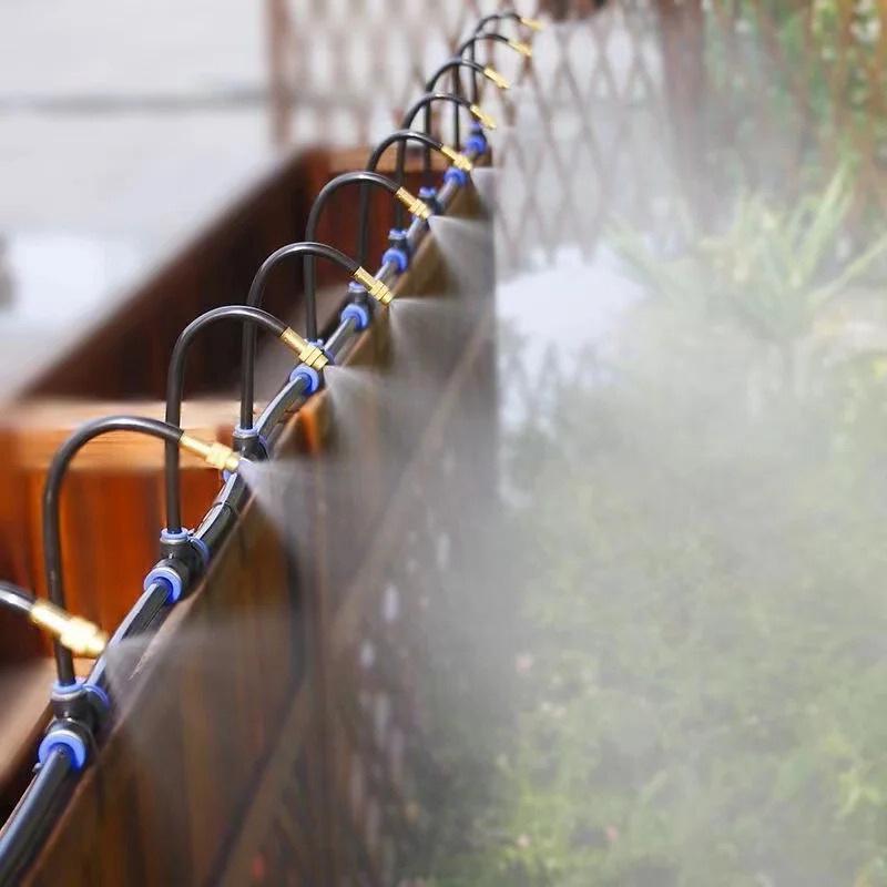 Adjustable Rotating Copper Nozzle for Watering, Irrigation, Humidification, and Cooling