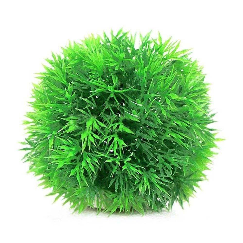

DIY Plant Craft Grass Ball Seaweed Ball Aquarium Decoration Fish Tank Ornament зелёный