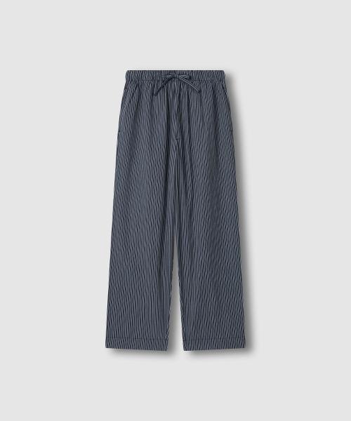 

[JAJU] Унисекс хлопковые брюки для дома полной длины, 60 шт. [S-XL] [Отправка из Кореи] 100% Оригинал Dark Navy - S