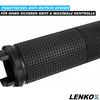 LENKOX Fahrrad Lenkergriffe ergonomische Lenker Griffe Fahrradgriffe schwarz