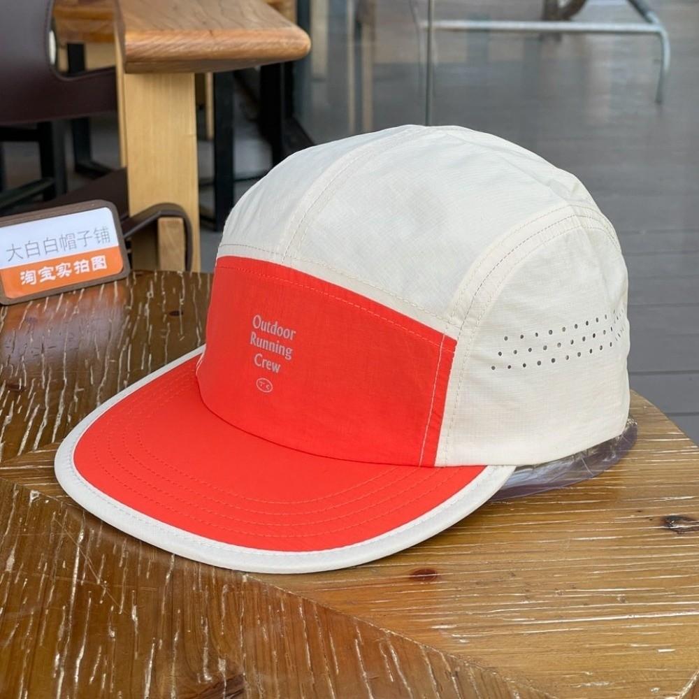 Mesh Flat-brim Sports Cap Breathable Sun Hat Unisex Running Cap Casual