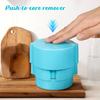 Portable Cherry Pitter Plastic Cherry Core Remover with 6 Individual Holes Cherry Corer Seed Remover Tool