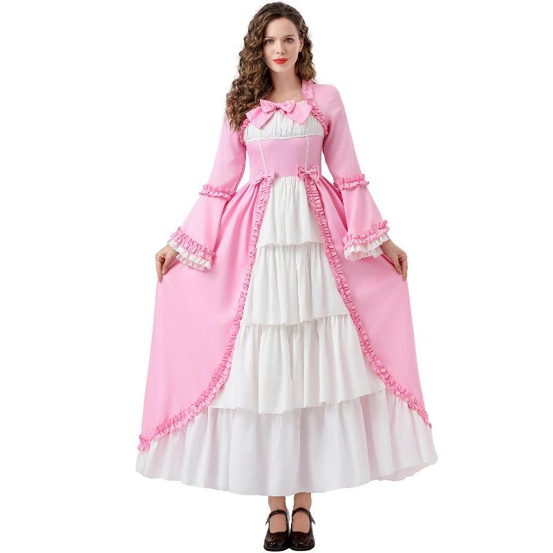 Nime Lolita Dress Medieval Court Vintage Goth Queen Cos Dress Holiday Party Uniform