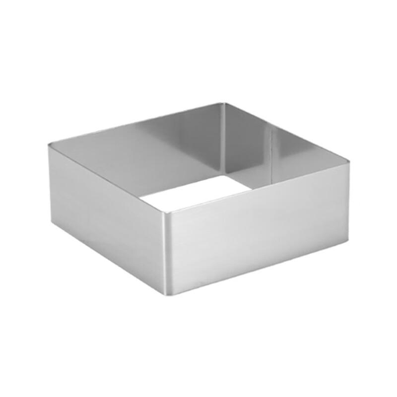 Quadratischer Mousse-Ring aus Edelstahl Backform