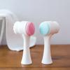 Double-Sided Silicone Face Cleansing Brush Facial Cleanser Blackhead Removal Product  Face Scrub Brush Pore Cleaner Exfoliator