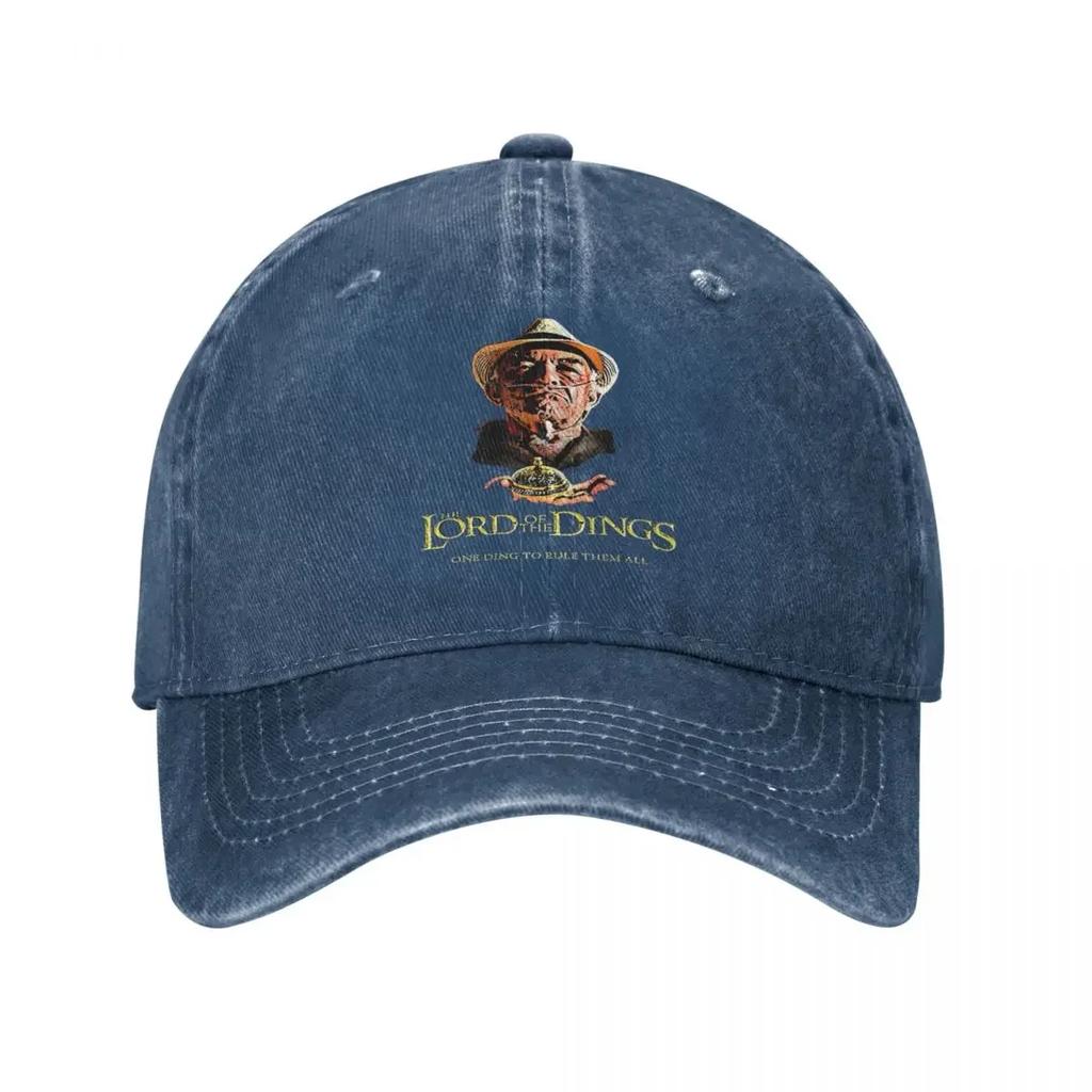 The Dings  Baseball Cap Vintage Distressed Washed Headwear for Men Activities Unstructured Soft Hats Cap
