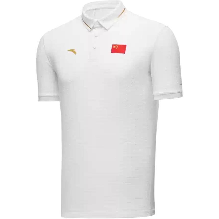 Anta Color Block Soft Comfortable Breathable Versatile Casual Short Sleeve Polo Shirt Men Tops 452520104-1