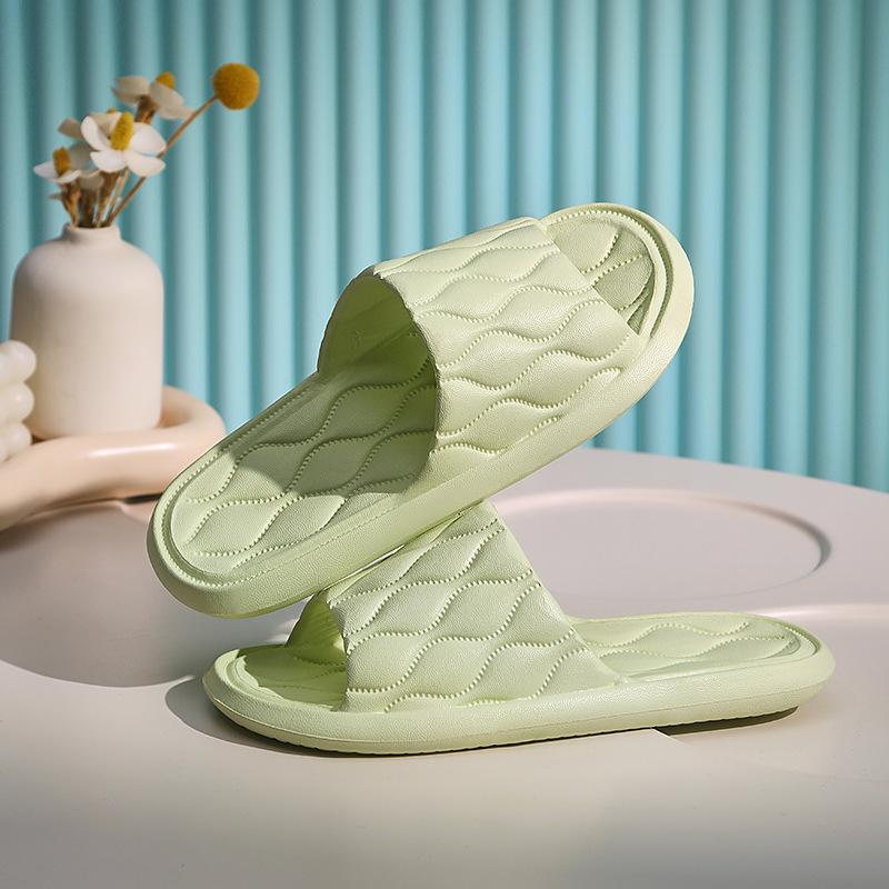 Non-slip bathroom slippers men's summer bath sandals women's home cool slippers