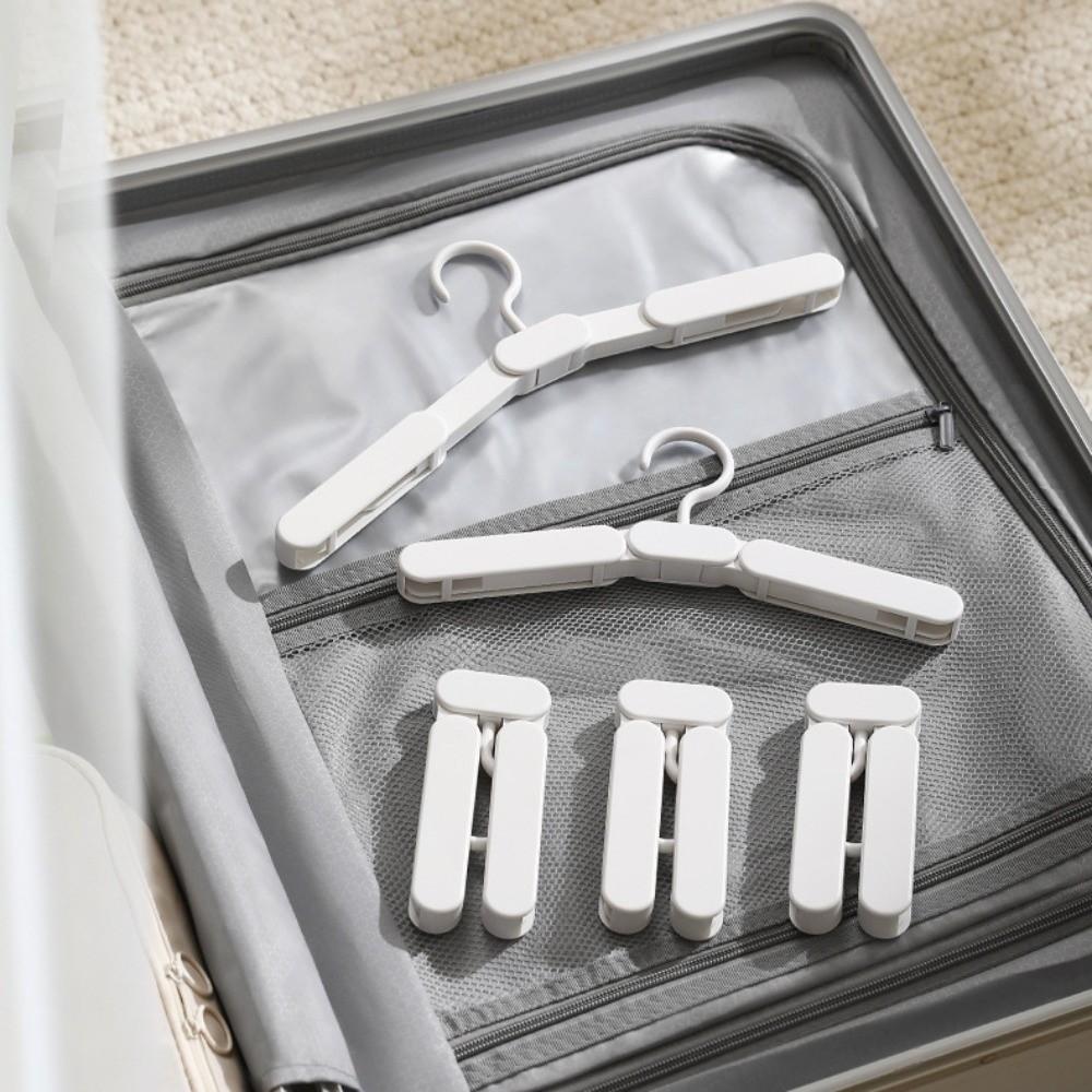 Non-Slip Travel Hangers Mini Size Pant Clips Multi-functional Foldable Clothes Hanger  Travel
