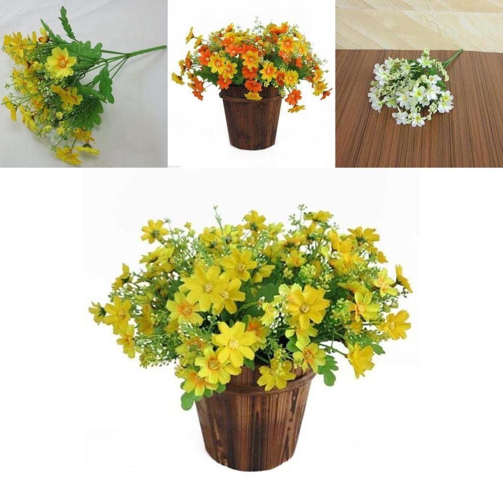 Stunning 28-head Artificial Chrysanthemum Daisy Bouquet For Weddings And Events