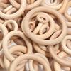 2-20pcs Wooden Rings 15-100mm Grass Tree Natural Wood Circle Rings For DIY Macrame Crafts Jewelry Making Bracelet Necklace Decor