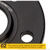 2 sztuki 3/5/810/12/20 mm Adapter dystansu koła PCD 5x108 CB 65,1 mm 5 śrub pasuje do samochodu uniwersalnego