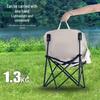 Folding Moon Chair: Beach, Camping, Picnic & Fishing Stool with Backrest
