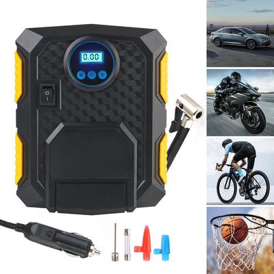 Dijital Lastik Şişirme 22mm Silindir 12 V Araba Taşınabilir hava kompresörü Pompası 150 PSI Araba Hava Kompresörü Araba Motosikletler için Bisikletler