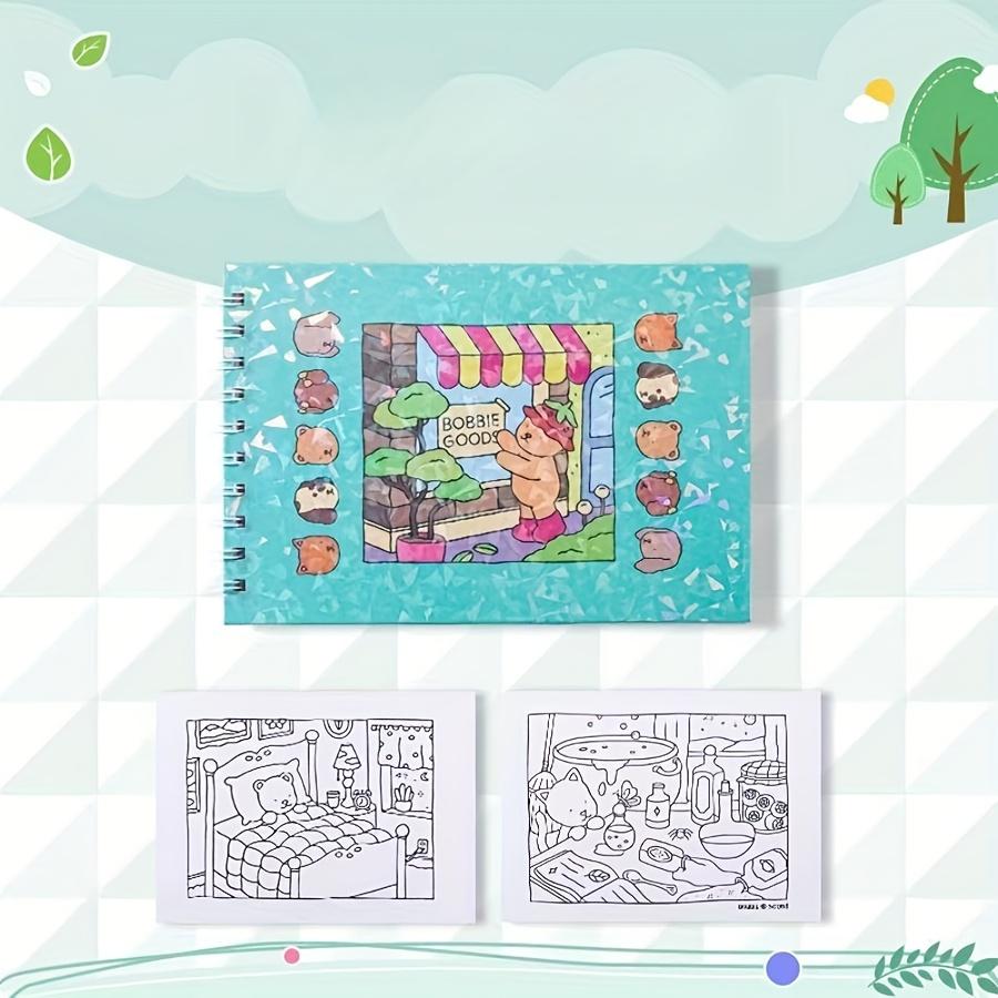 Fun Coloring Books for Youngsters, Cartoon Coloring Books, Multiple Cartoon Animation Figures Coloring Scheme