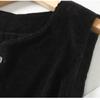 Women's  Fashion Solid Color Round Neck Sleeveless Pocket Button Vest Jacket
