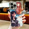 Sword Art Online Anime Soft Phone Case For iPhone 15 16 17 Air 14 Pro Max 16E Plus 13 12 Mini Plating Anti-Fall Fundas