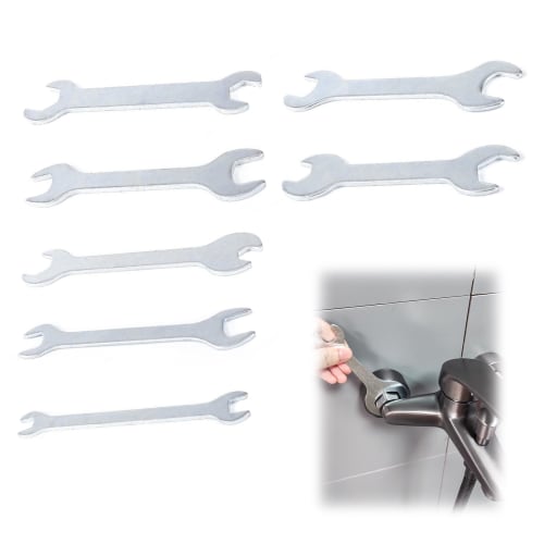 Doyime 7-Piece Hex Wrench Set, Double-Opening Hex Wrench Set, Slim, Lightweight, Ultra-Thin, Multi-Function, Repair Tool, Convenient for Home Use, Por