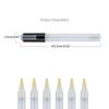 6Pcs Blank Refillable Paint Pen for Painting Graffiti Paper Drawing Scrapbooking