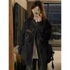 Fashionable Winter Jacket for Women Loose Baseball Style Work Jacket with Cotton Padding