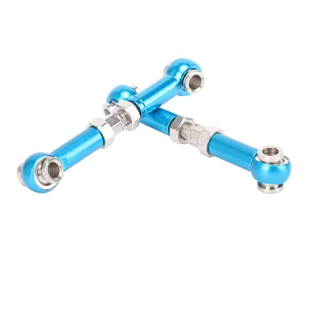 2pcs Front Upper Suspension Arm Steering Linkage Rod Link Fit for 1Celsius14 144001 RC Car