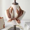100% Pure Silk Square Scarf With Paisley Print Lightweight Wrap Women