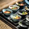 4-inch Ceramic Condiment Plate Japanese Sushi Plate Home Soy Sauce Plate Tomato Sauce Bowl Kitchen Tableware Sauce Dispenser