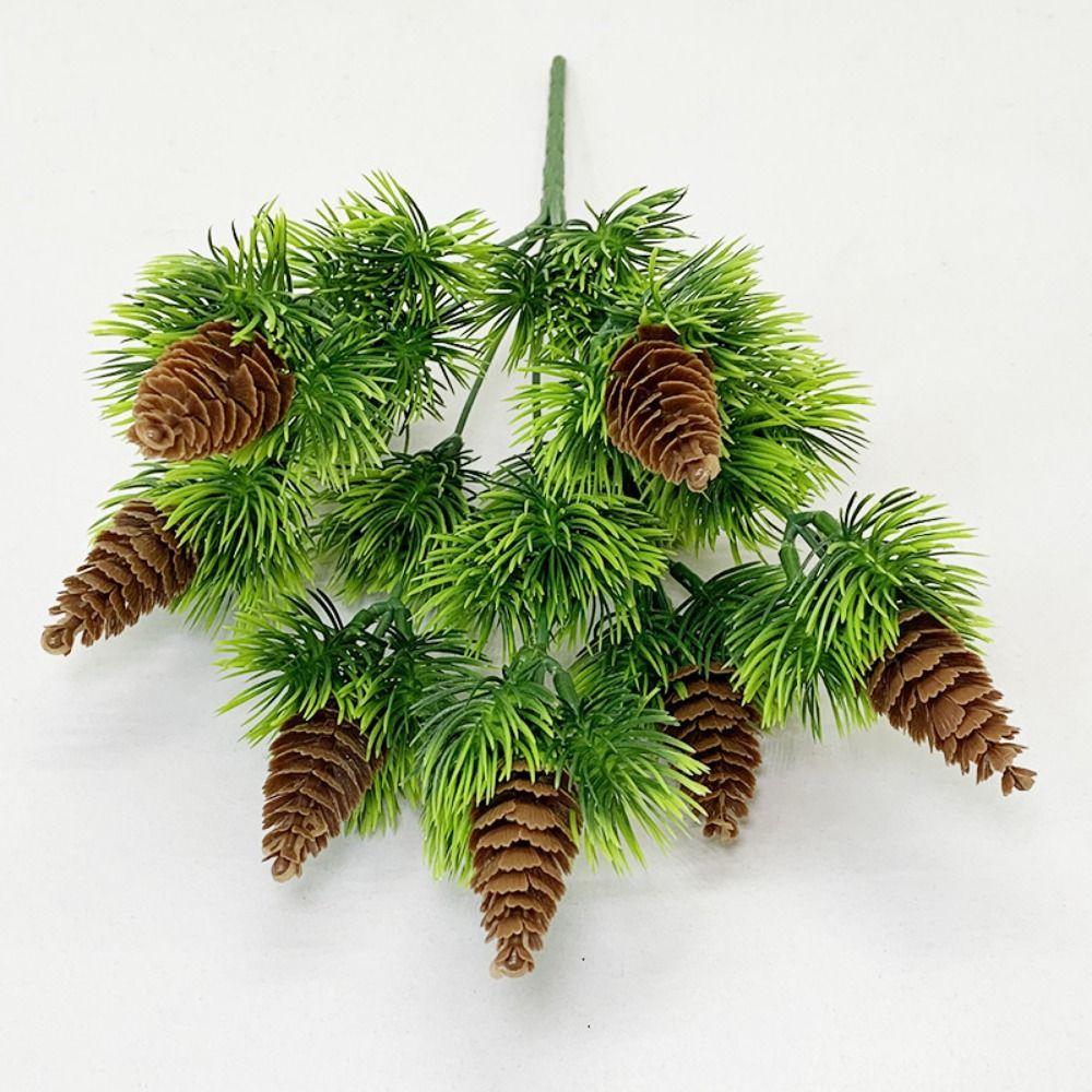 Green Artificial Pine Branches DIY Accessories Fake Pine  Festival Ornament