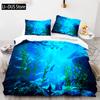 Duvet Cover Ocean Underwater World Bedding Sets With Goldfish Coral Reef Quilt Cover For Kids Teens Children Bedroom Decoration